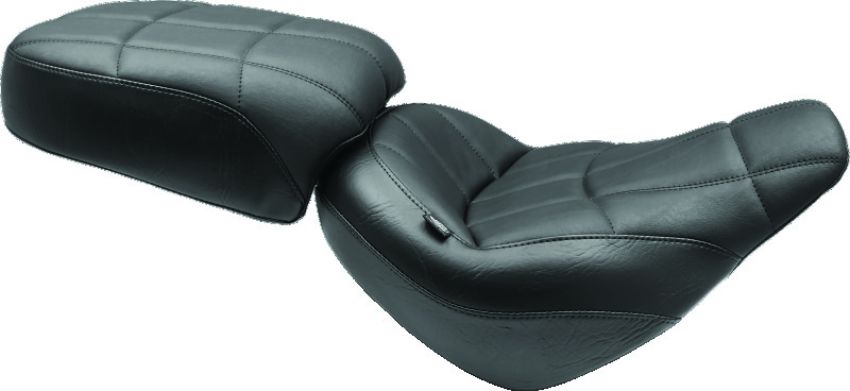 Mustang Motorcycle 75163 Mustang 18-21 Harley Street Bob Wide Tripper Passenger Seat - Black