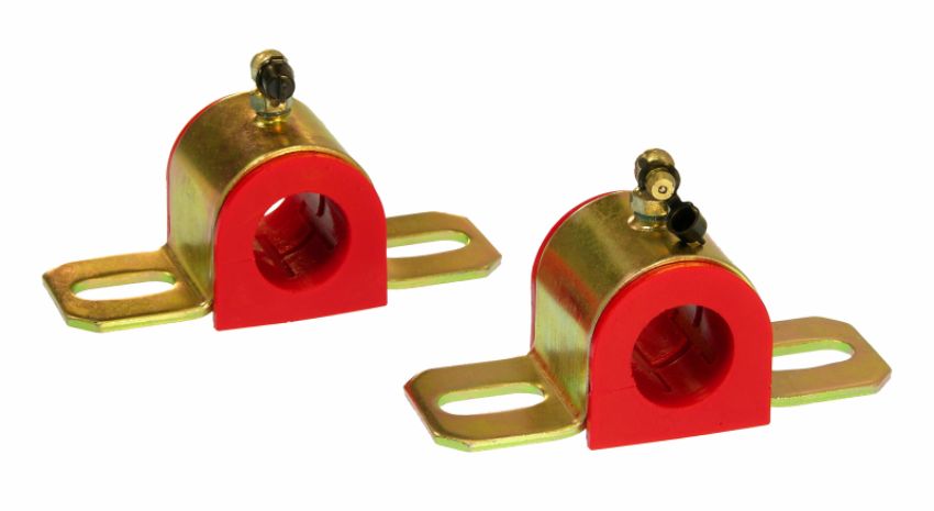 Prothane 19-1209 Universal 90 Deg Greasable Sway Bar Bushings - 1in - Type B Bracket - Red