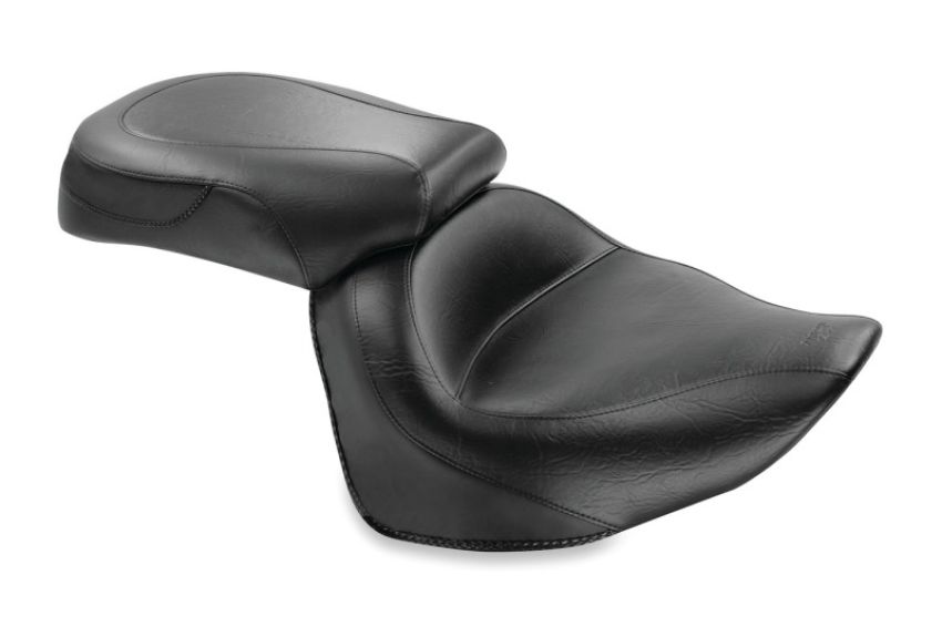 Mustang Motorcycle 76261 Mustang 08-17 Yamaha Raider Wide Touring 2PC Seat - Black