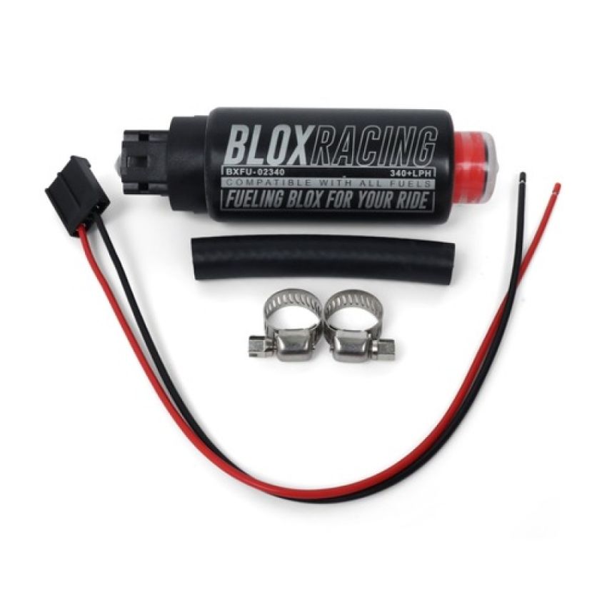 BLOX Racing BXFU-02340-E 320LPH Fuel Pump E85 Compatible w/ Center Inlet