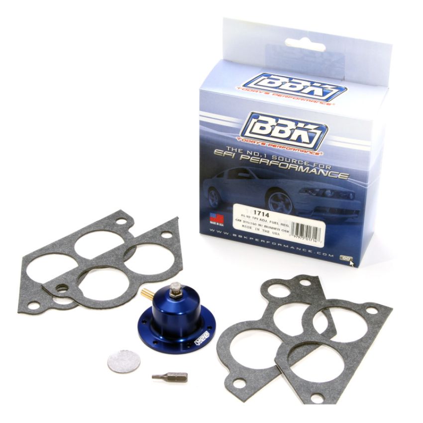 BBK Performance Parts 1714 1985-1992 GM TPI 305/350 ADJUSTABLE FUEL PRESSURE REGULATOR KIT