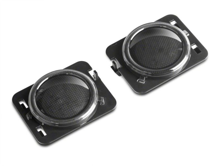 Raxiom J106752 07-18 Jeep Wrangler JK LED Side Marker Lights- Smoked