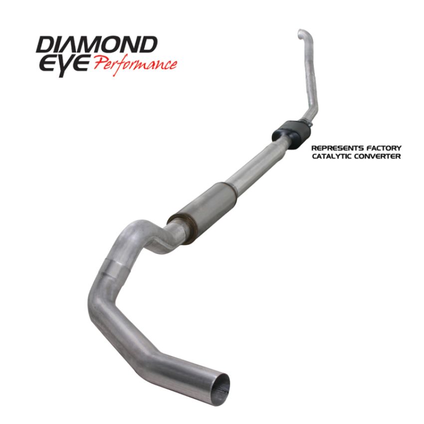 Diamond Eye Performance K5314A Diamond Eye KIT 5in TB SGL AL: 94-97 FORD 7.3L F250/F350 PWRSTROKE NFS W/ CARB EQUIV STDS