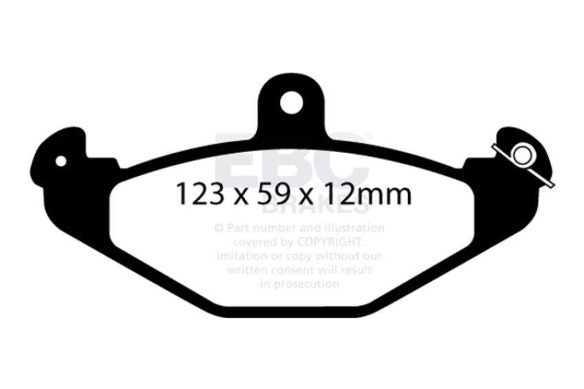 EBC Brakes DP3885/2C Redstuff Ceramic Low Dust Brake Pads