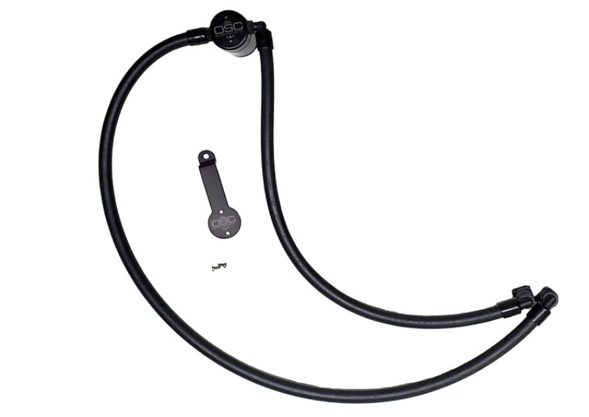 J&L 20-21 Jeep Gladiator 2.0L (Excl Hybrid Models) Driver Side Oil Separator 3.0 - Black Anodized
