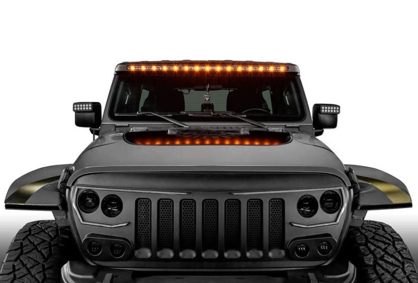 Oracle Lighting 5917-023 Integrated Windshield Roof LED Light Bar System for Wrangler JL / Gladiator JT