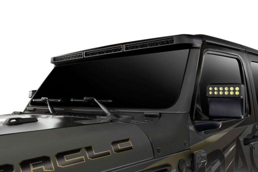 Oracle Lighting 5917-023 Integrated Windshield Roof LED Light Bar System for Wrangler JL / Gladiator JT
