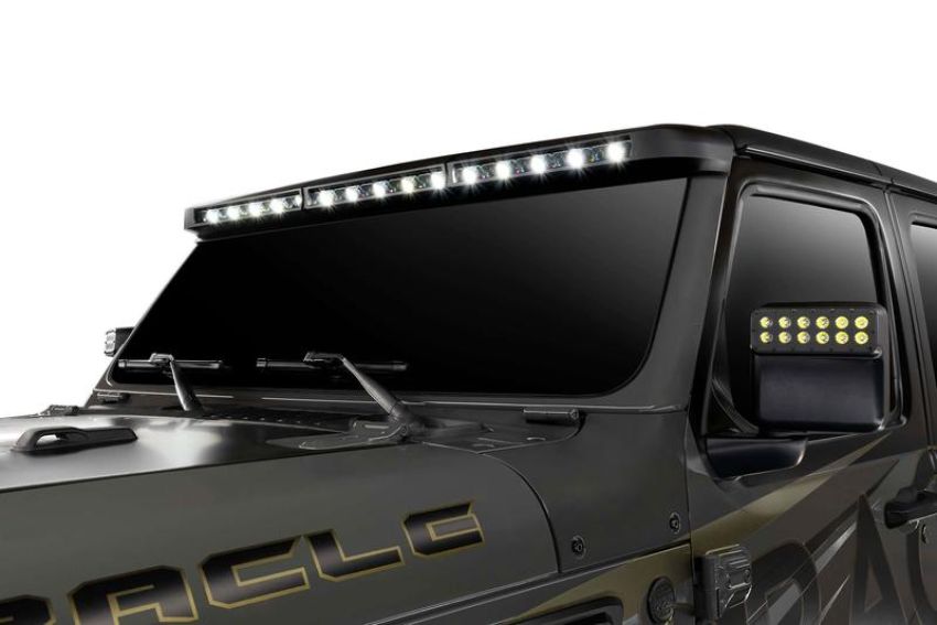 Oracle Lighting 5917-023 Integrated Windshield Roof LED Light Bar System for Wrangler JL / Gladiator JT