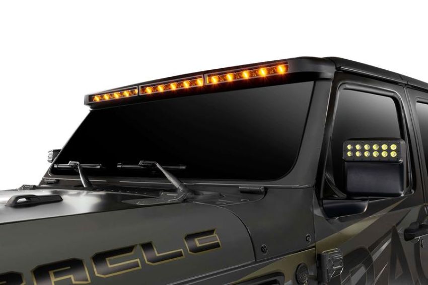 Oracle Lighting 5917-023 Integrated Windshield Roof LED Light Bar System for Wrangler JL / Gladiator JT