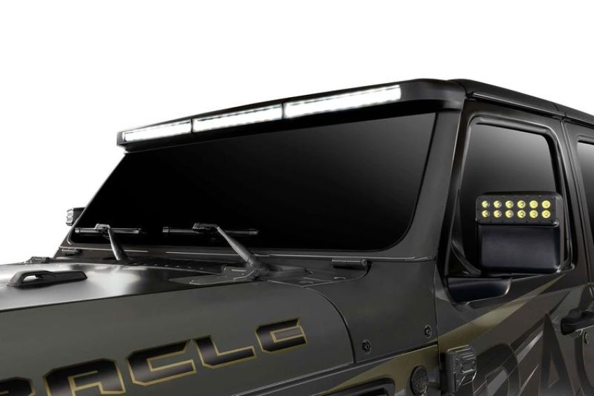 Oracle Lighting 5917-023 Integrated Windshield Roof LED Light Bar System for Wrangler JL / Gladiator JT