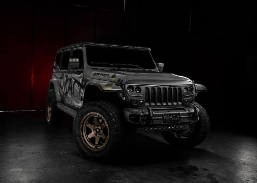 Oracle Lighting 5917-023 Integrated Windshield Roof LED Light Bar System for Wrangler JL / Gladiator JT