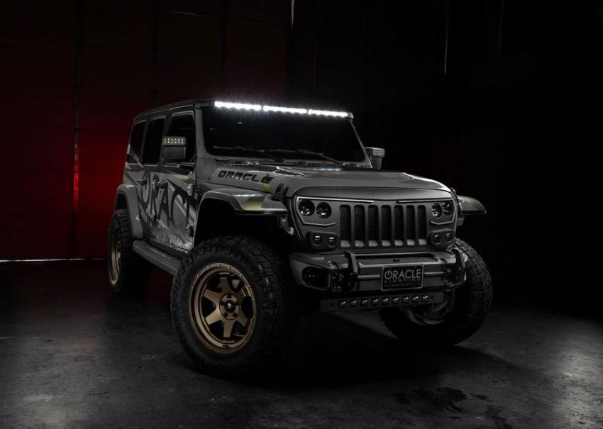 Oracle Lighting 5917-023 Integrated Windshield Roof LED Light Bar System for Wrangler JL / Gladiator JT