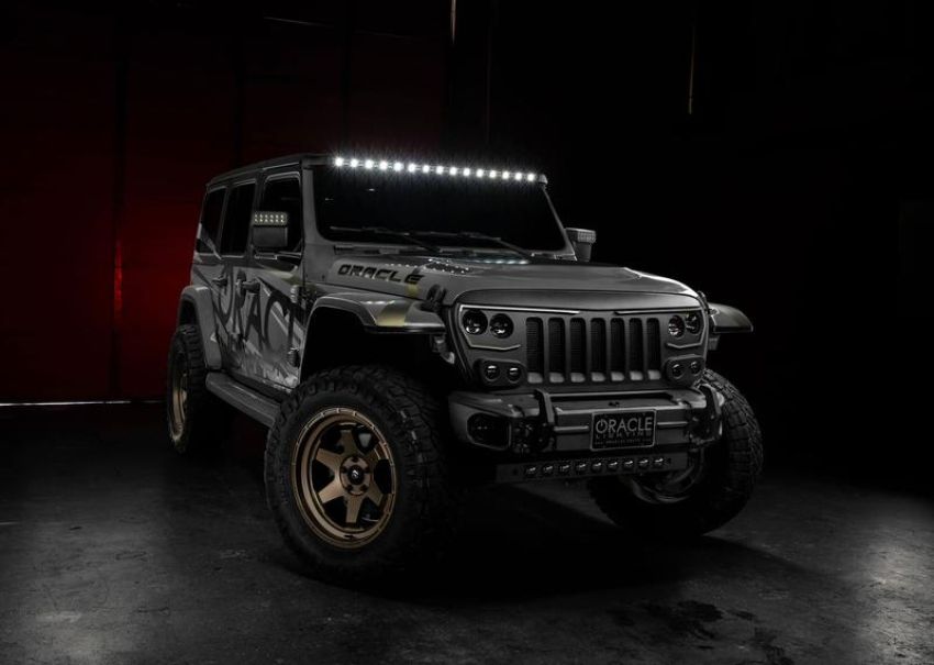 Oracle Lighting 5917-023 Integrated Windshield Roof LED Light Bar System for Wrangler JL / Gladiator JT