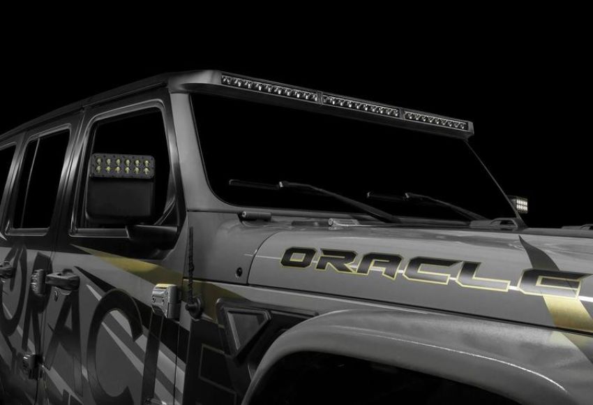 Oracle Lighting 5917-023 Integrated Windshield Roof LED Light Bar System for Wrangler JL / Gladiator JT