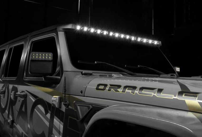 Oracle Lighting 5917-023 Integrated Windshield Roof LED Light Bar System for Wrangler JL / Gladiator JT