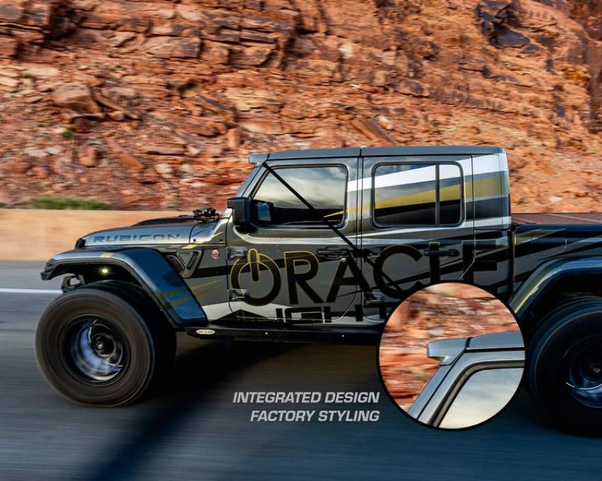Oracle Lighting 5917-023 Integrated Windshield Roof LED Light Bar System for Wrangler JL / Gladiator JT