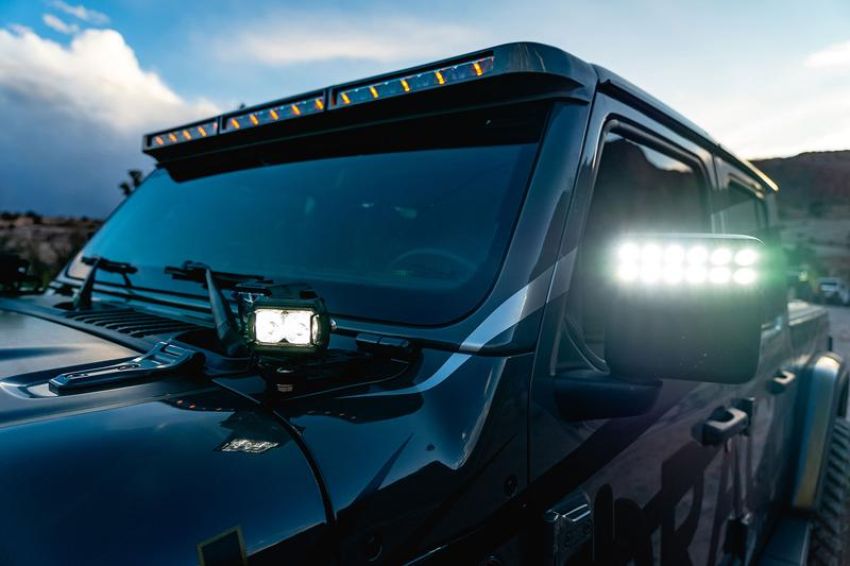Oracle Lighting 5917-023 Integrated Windshield Roof LED Light Bar System for Wrangler JL / Gladiator JT