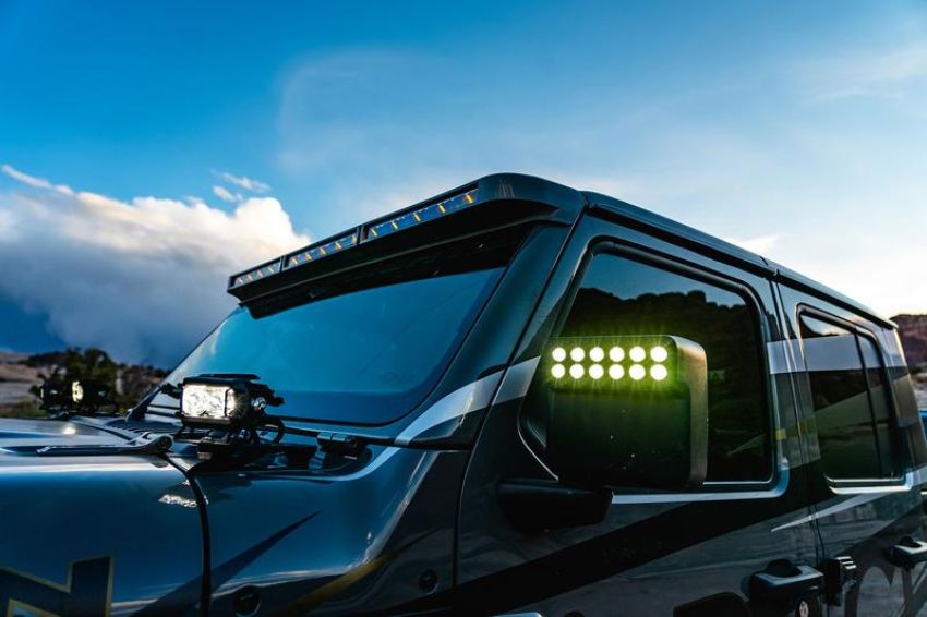 Oracle Lighting 5917-023 Integrated Windshield Roof LED Light Bar System for Wrangler JL / Gladiator JT