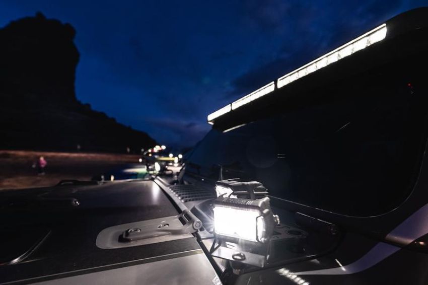 Oracle Lighting 5917-023 Integrated Windshield Roof LED Light Bar System for Wrangler JL / Gladiator JT