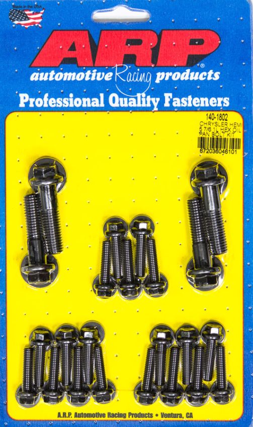 ARP ARP140-1802 Oil Pan 6pt Bolt Kit Mopar 5.7L/6.1L Hemi