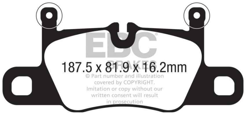 EBC Brakes ED92371 Orangestuff 9000 Series Race Brake Pads