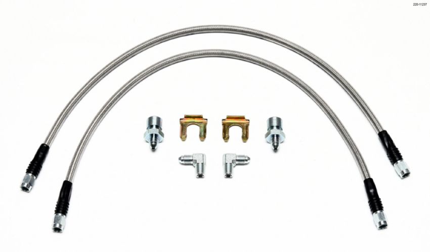 Wilwood 220-11237 Flexline Kit 22 inch 3/8-24 to 90 Degree