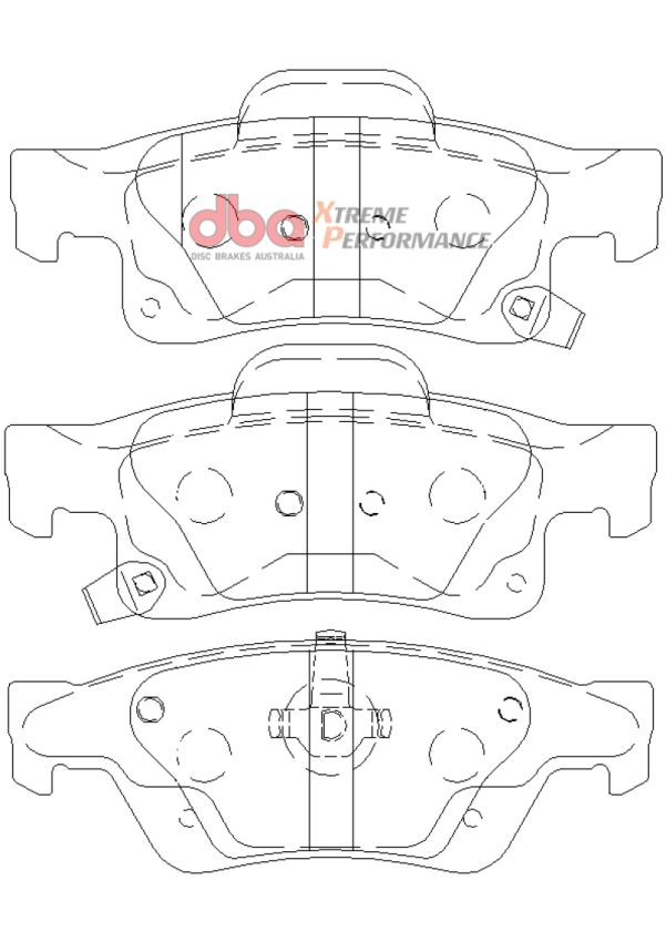 DBA DB2217XP 10-15 Camaro XP650 Front Brake Pads