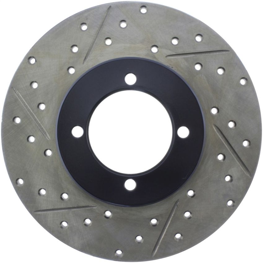 Stoptech 127.42004R Slotted & Drilled Sport Brake Rotor