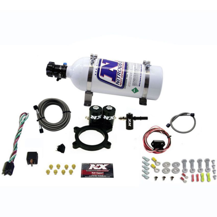 Nitrous Express 20936-05 2014-NEWER GM 5.3L TRUCK NITROUS PLATE SYSTEM (50-250HP) W/ 5LB BOTTLE