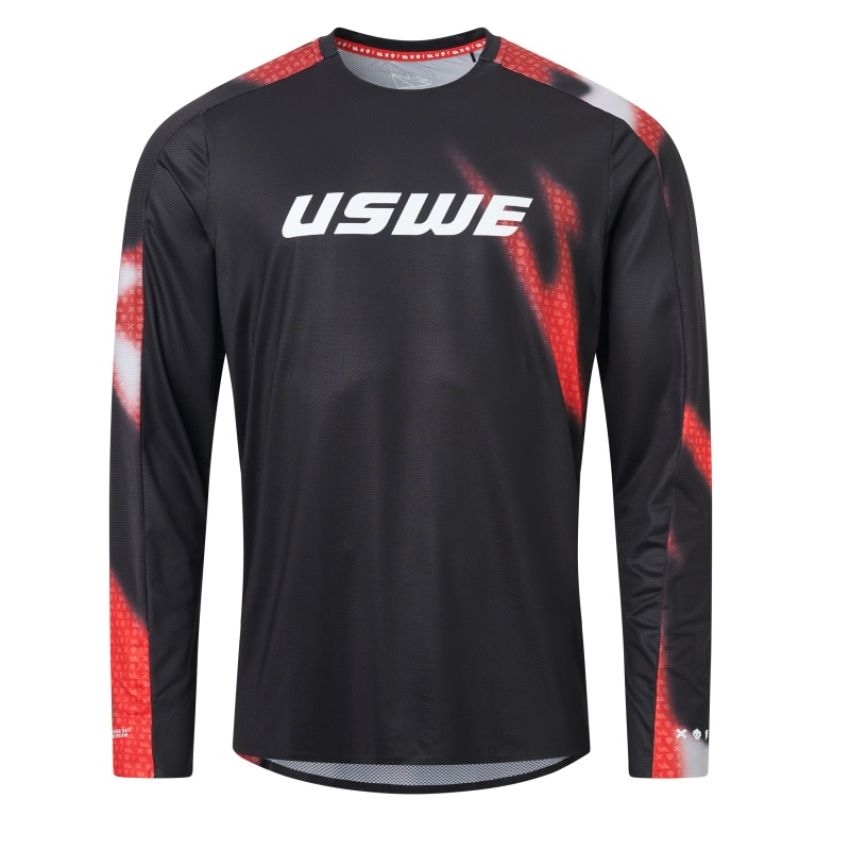 USWE 80951021400105 Kalk Off-Road Jersey Adult Flame Red - Medium