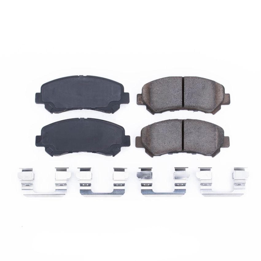 PowerStop 17-1374 PowerStop - Z17 Low-Dust Ceramic Brake Pads with Hardware