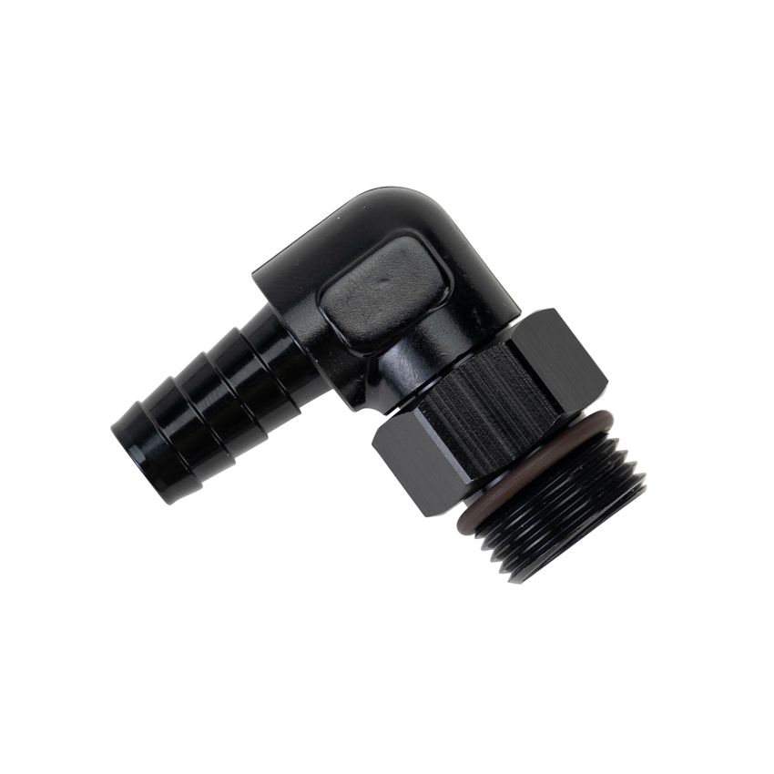 Derale 59408 Aluminum Swivel Fitting 90° 7/8-14 UNF x 1/2