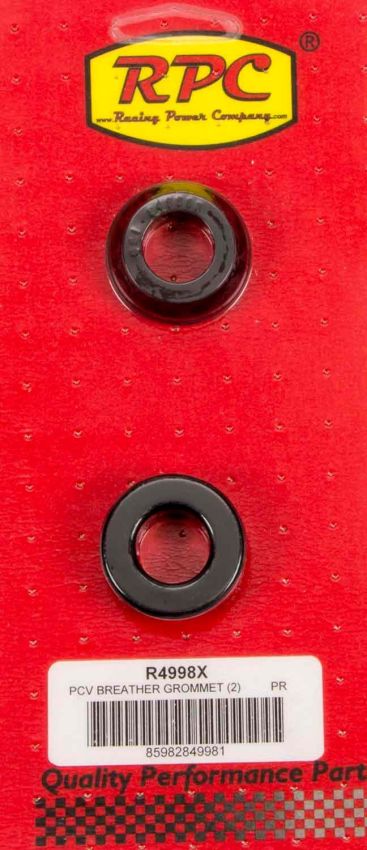 RACING POWER CO-PACKAGED RPCR4998X 1-1/4 OD X 3/4 ID Alum V/C PCV Grommets 2pk