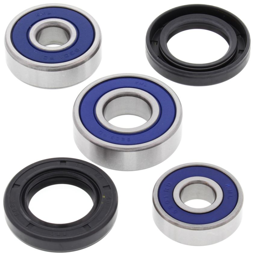 All Balls Racing 25-1176 80-83 Kawasaki KDX80 Wheel Bearing Kit Rear