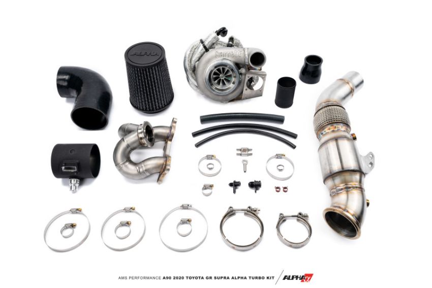 AMS AMS.38.14.0001-2 Performance A90 2020 Toyota GR Supra Alpha 6 GTX3076 GEN II Turbo Kit 49 State Legal EPA Catted