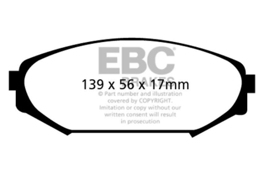 EBC Brakes UD793 Ultimax OEM Replacement Brake Pads