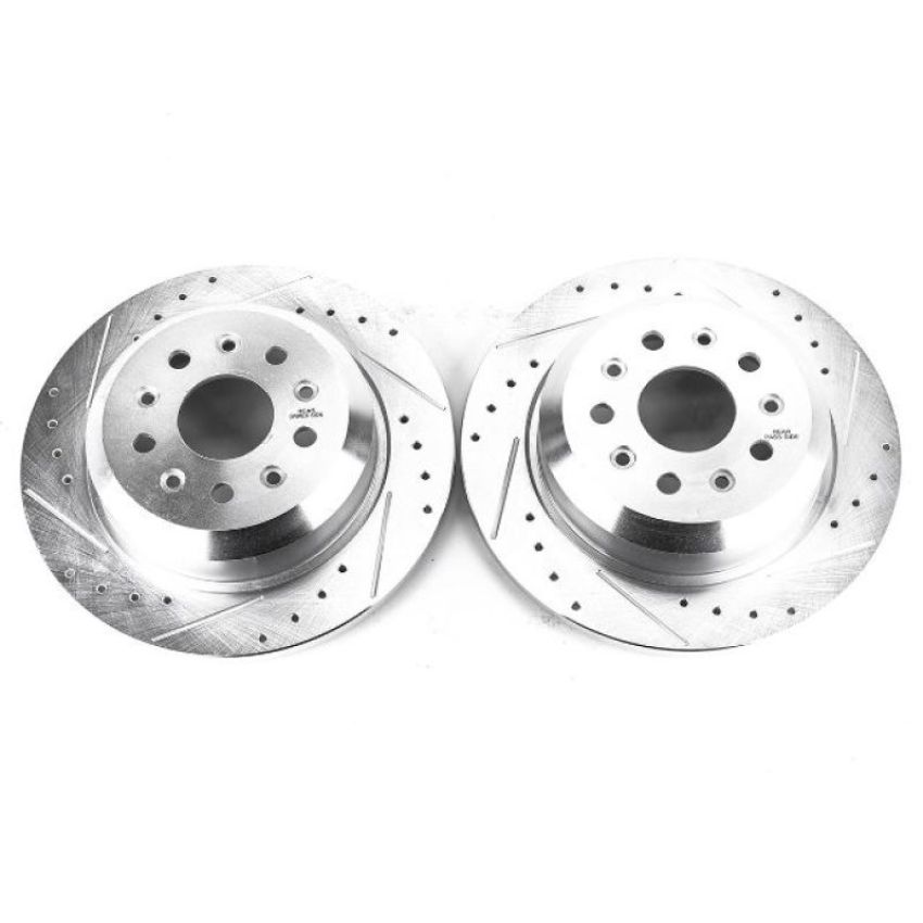 PowerStop AR8388XPR PowerStop Evolution Performance Drilled, Slotted & Plated Brake Rotor Pair