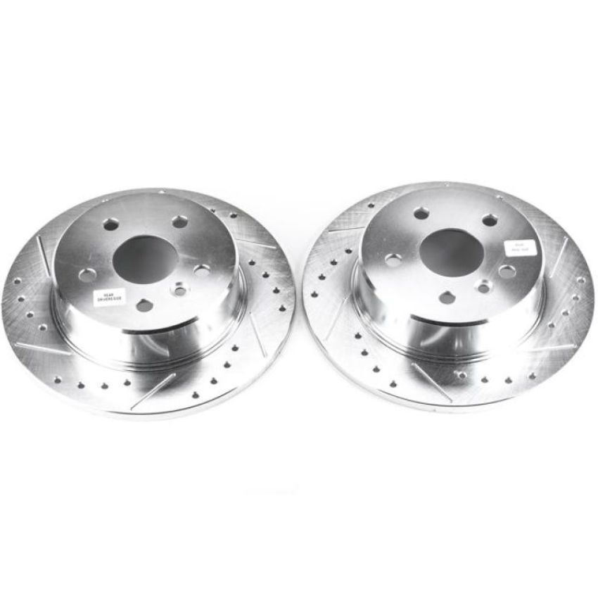 PowerStop JBR934XPR PowerStop Evolution Performance Drilled, Slotted & Plated Brake Rotor Pair