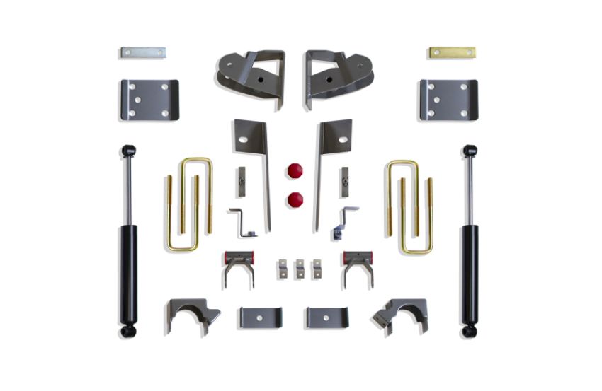 Maxtrac 201940 2019+ GM C/K1500 2WD/4WD 3-4in Rear Adj. Lowering Flip Kit