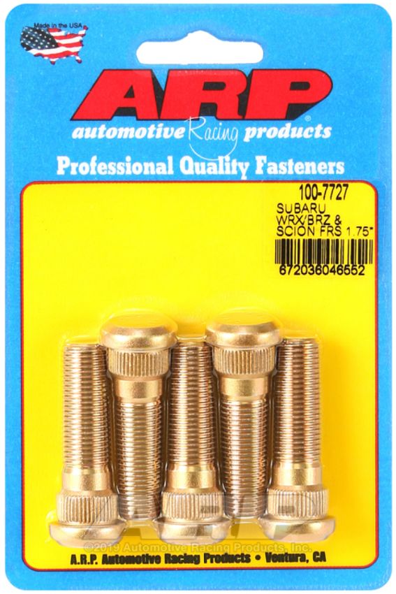 ARP ARP100-7727 Wheel Stud Kit 5pk Subaru WRX/BRX & Scion F