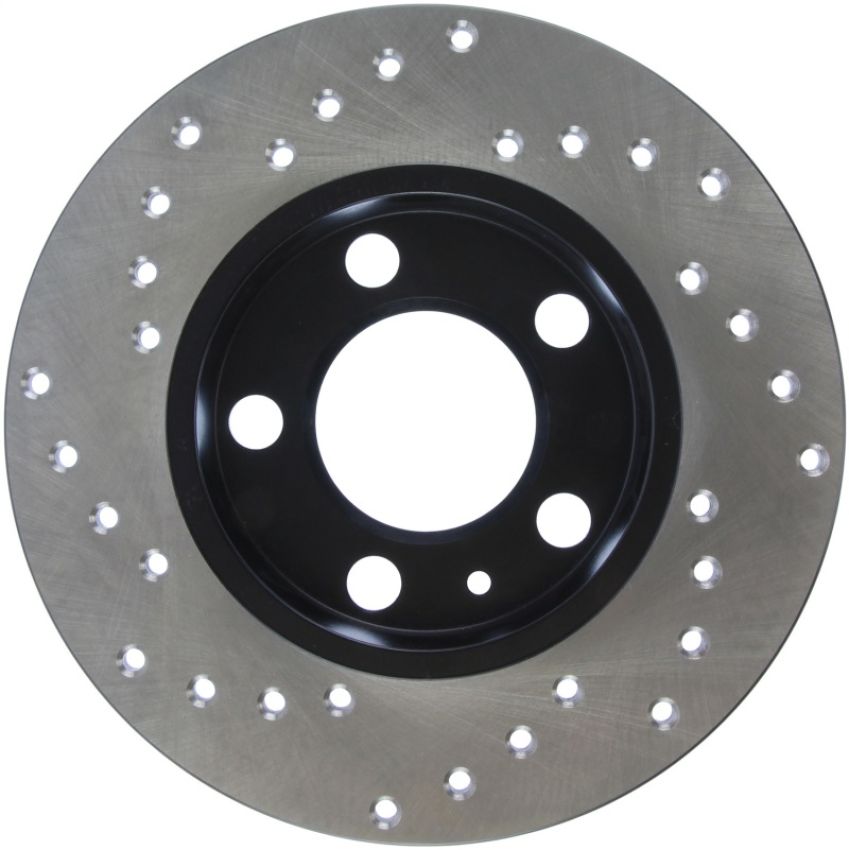 Stoptech 128.33057L 00-06 Audi TT Left Rear Drilled Rotor