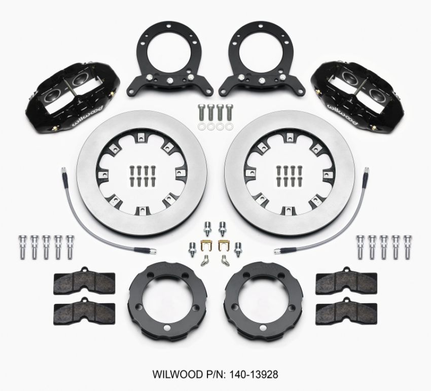 Wilwood 140-13928 D8 Front Hat Kit 12.19in Rotor 76-77 Ford Bronco Dana 44 w/Lines