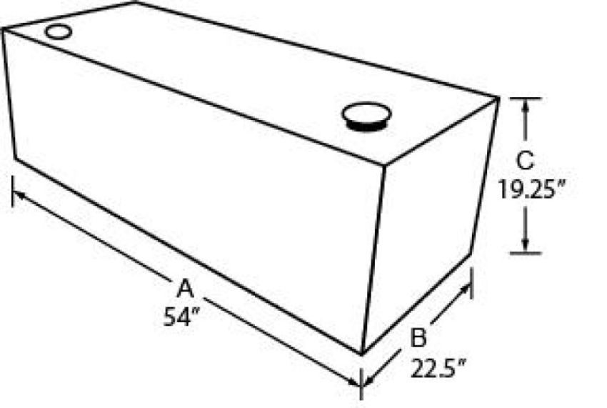 Tradesman 83099 Steel Full Size Rectangular Liquid Storage Tank - White