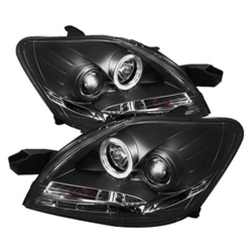 SPYDER 5038944 Projector Headlights - LED Halo - DRL - Black