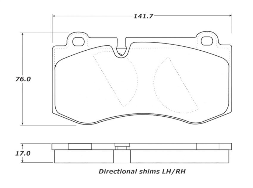Stoptech 308.12230 Street Touring Brake Pads