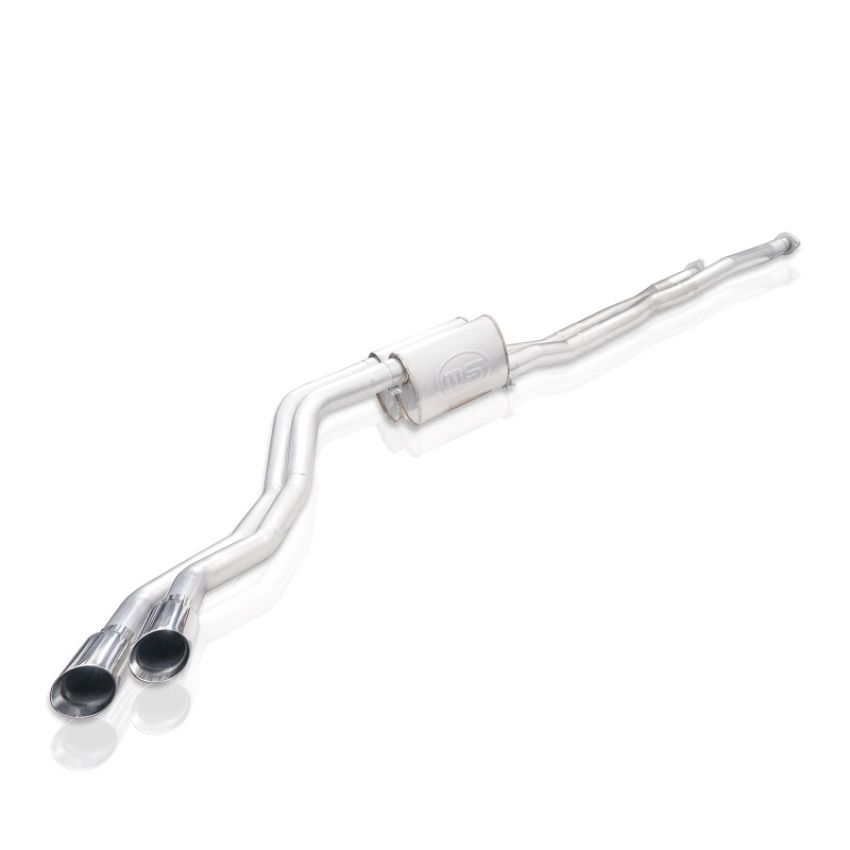 Stainless Works TOYT14CBR 2014+ Toyota Tundra 5.7L Redline Series Cat-Back Exhaust w/Polished Tips