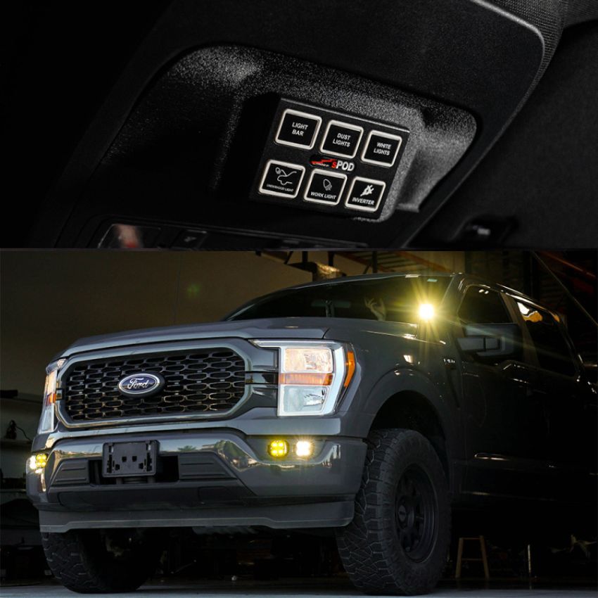 SPOD 870088 Ford 2021-on F-150 Mini 6 SourceLT Vehicle Specific Kit