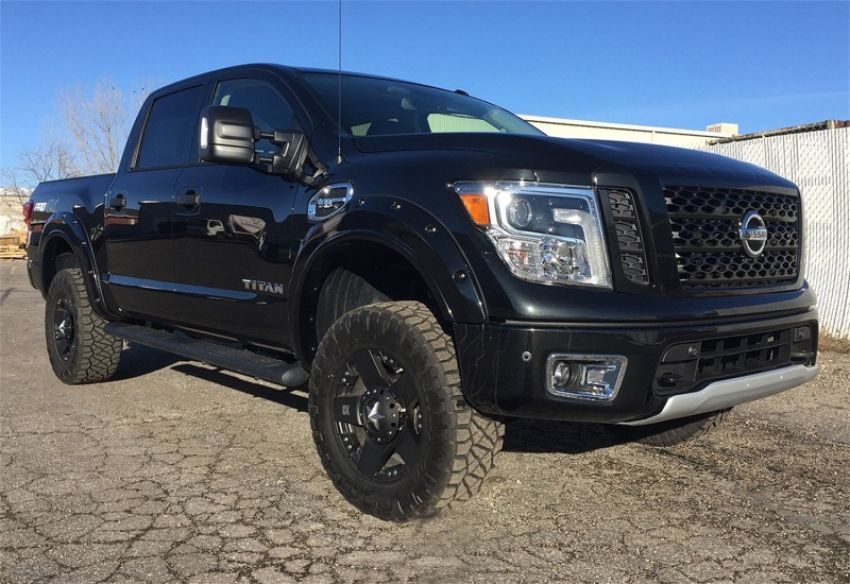 Tuff Country 54055KN 17-23 Nissan Titan 4x4 (Non XD model) 4in Uni-Ball Lift Kit (SX8000 Shocks)