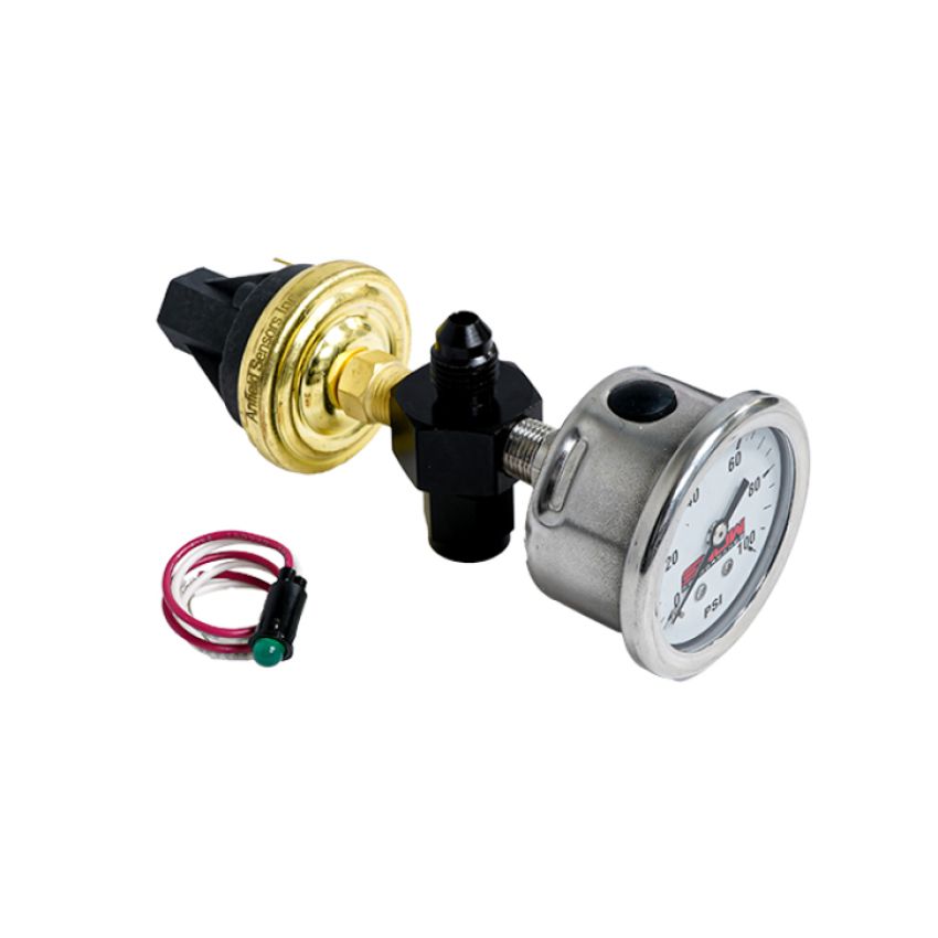 Snow Performance SNO-81083-BRD Water Methanol Low Pressure Safety Switch (Stainless Steel Braided Line)