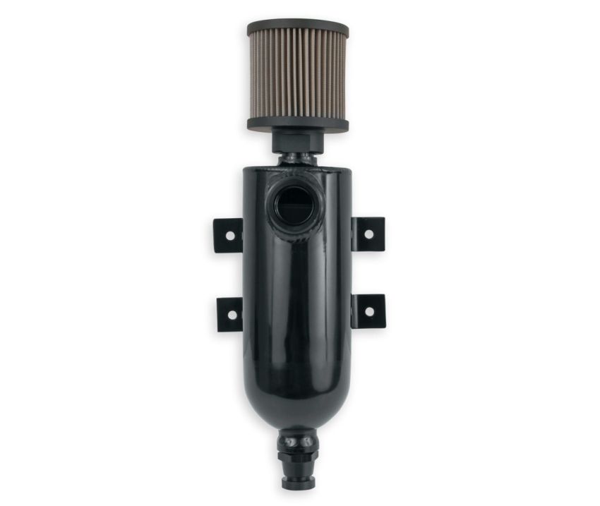 EARLS EARCT100ERL Breather Tank/Catch Can w/12an O-Ring Port